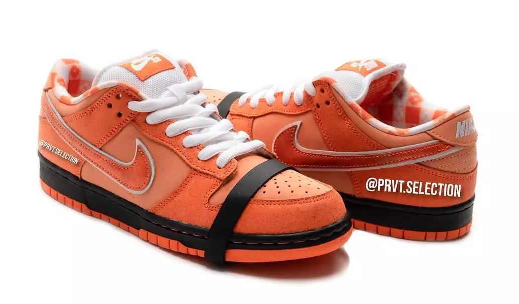 Concepts Nike SB Dunk Low Orange Lobster تاريخ الإصدار