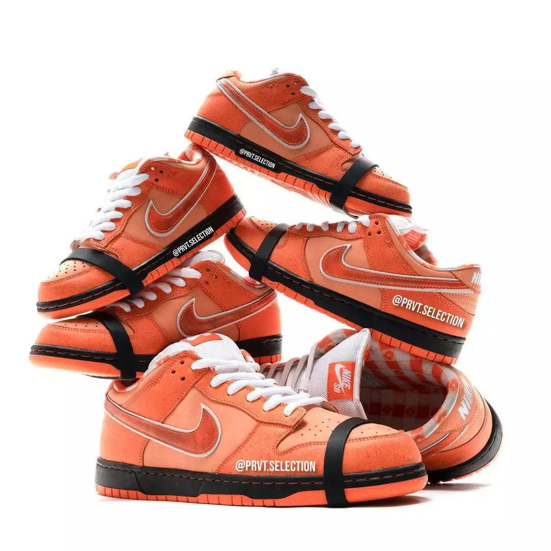 Conceitos Nike SB Dunk Low Orange Lobster Data de lançamento