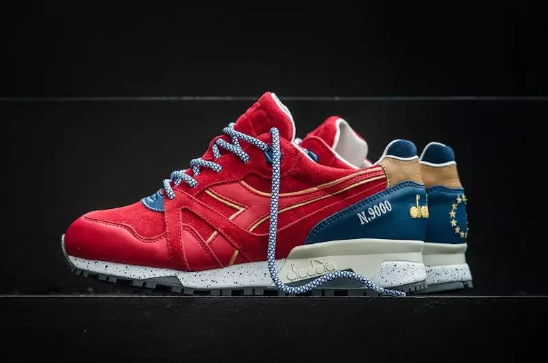 UBIQ Diadora N9000 piros szalag