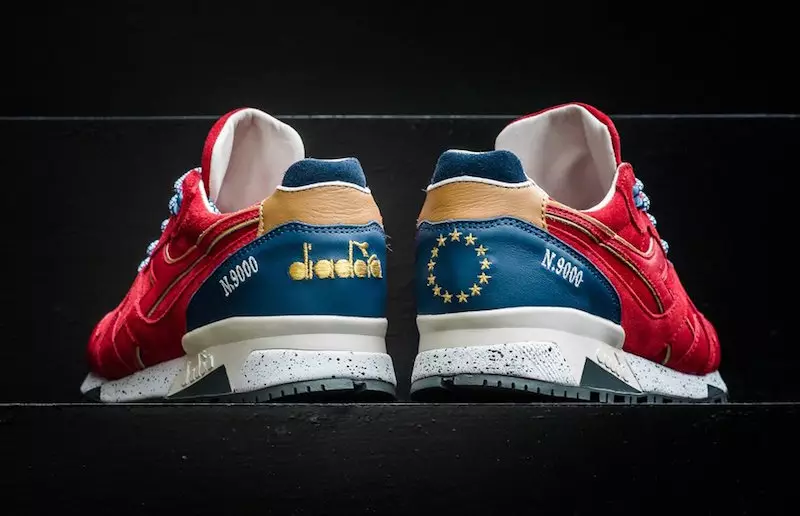 UBIQ Diadora N9000 piros szalag