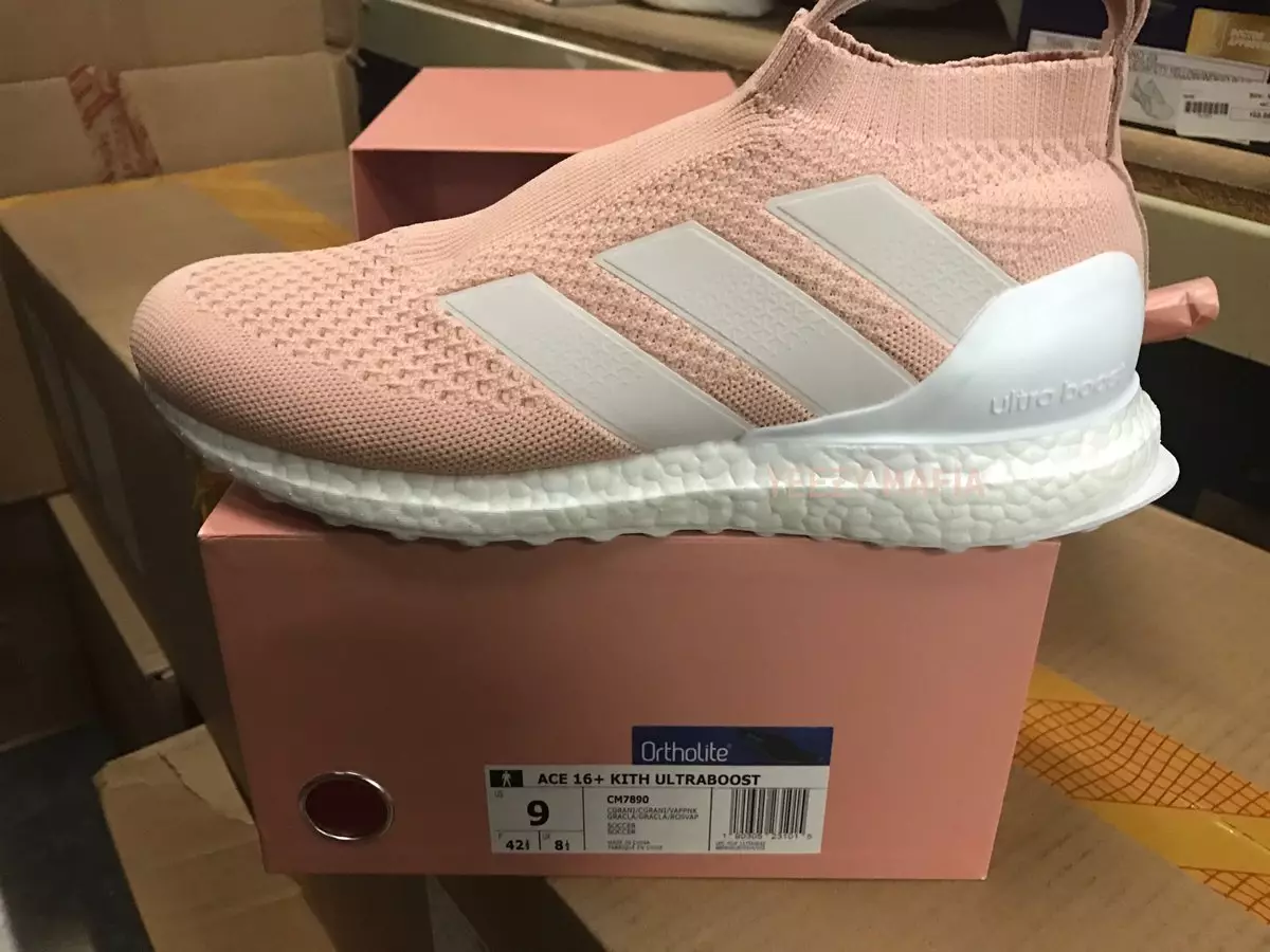 Kith adidas ACE 16+ Ultra Boost Buxar Çəhrayı CM7890