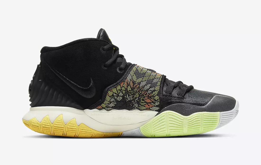 Nike Kyrie 6 N7 Qara DA1348-001 Buraxılış Tarixi