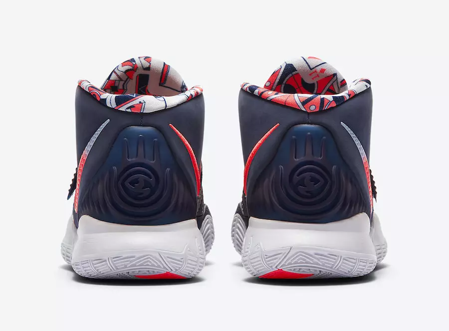 تاریخ انتشار Nike Kyrie 6 USA BQ4630-402