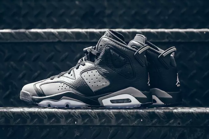 Air Jordan 6 Retro Qara Sərin Boz Ağ