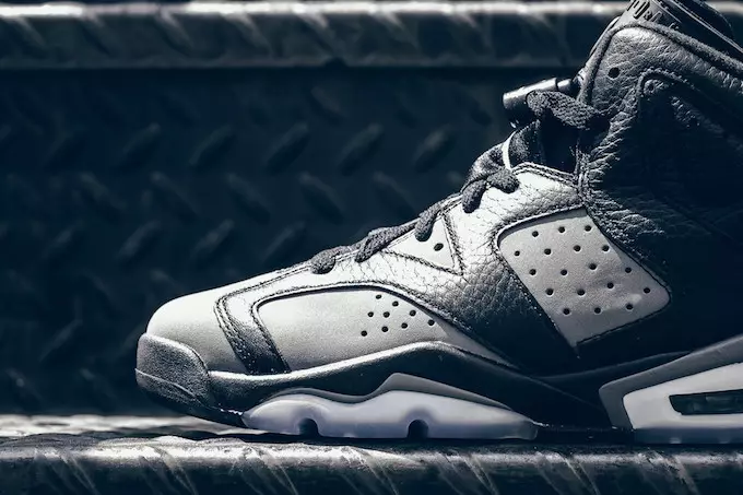 Air Jordan 6 Retro Đen Trắng Xám lạnh