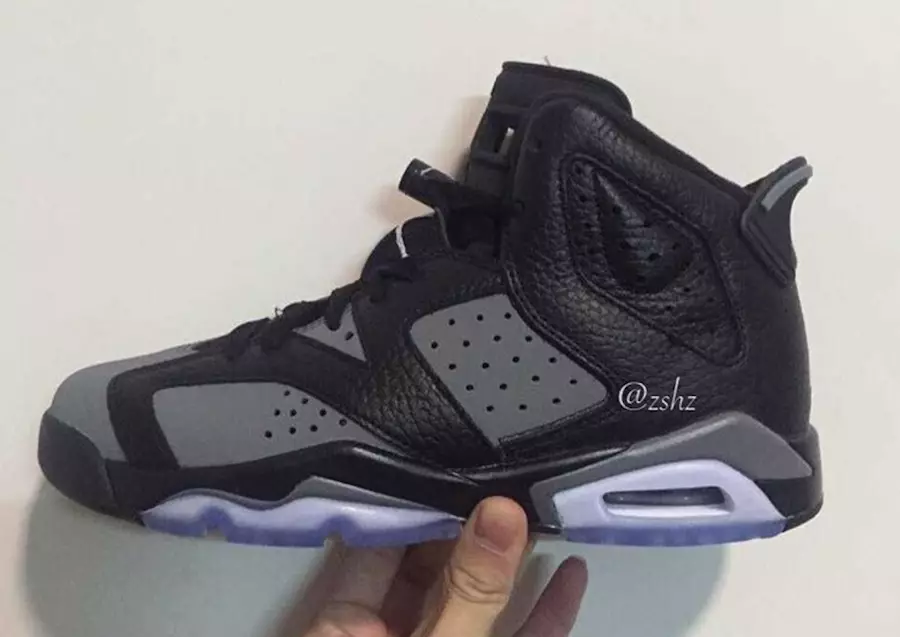 Air Jordan 6 GS melns pelēks