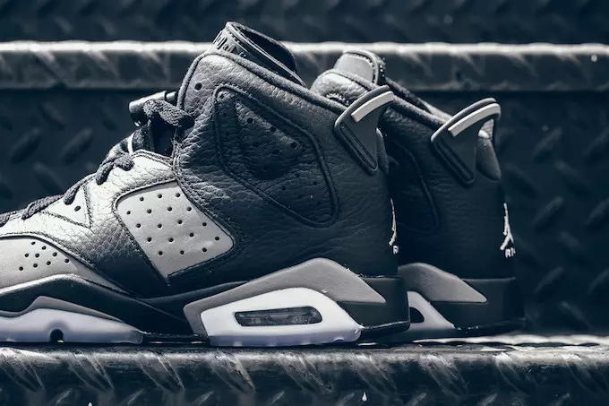 Air Jordan 6 Retro Black Cool Pelēks Balts