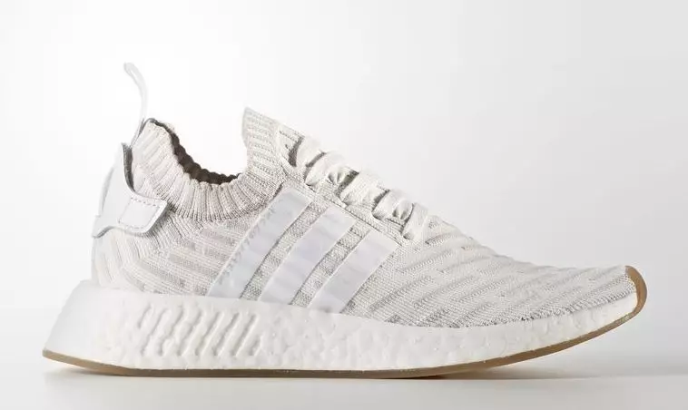 adidas NMD R2 프라임니트 화이트 핑크 BY9954