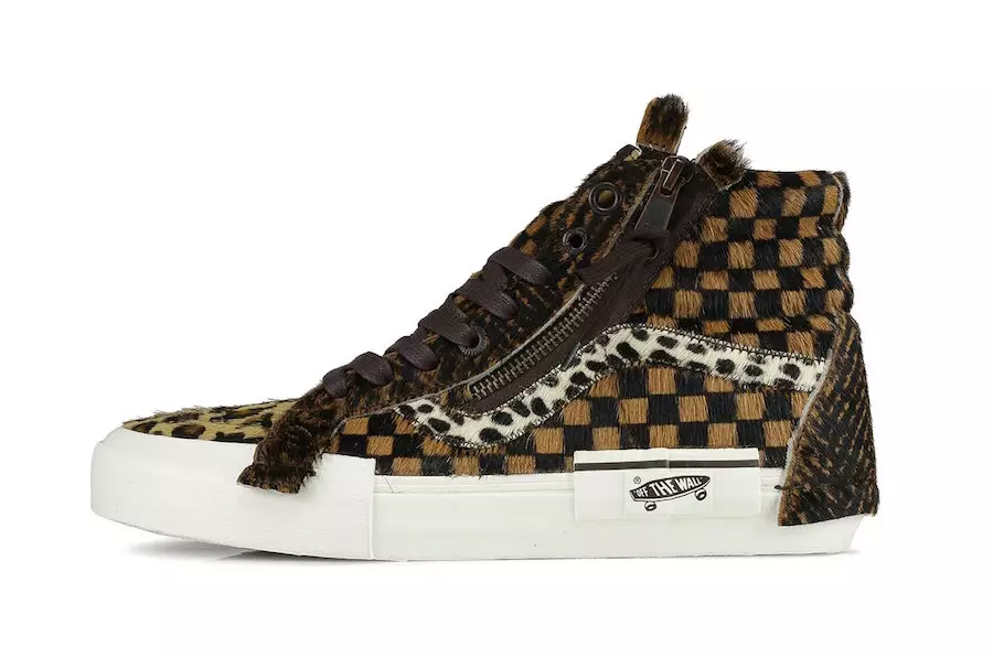 Vans Sk8-Hi бурида ва часбонед Animal Print