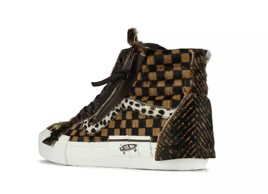 Vans Sk8-Hi бурида ва часбонед Animal Print