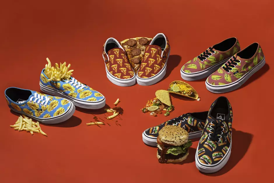 Vans дер Night Pizza Taco Cheeseburger Pack озуқаворӣ