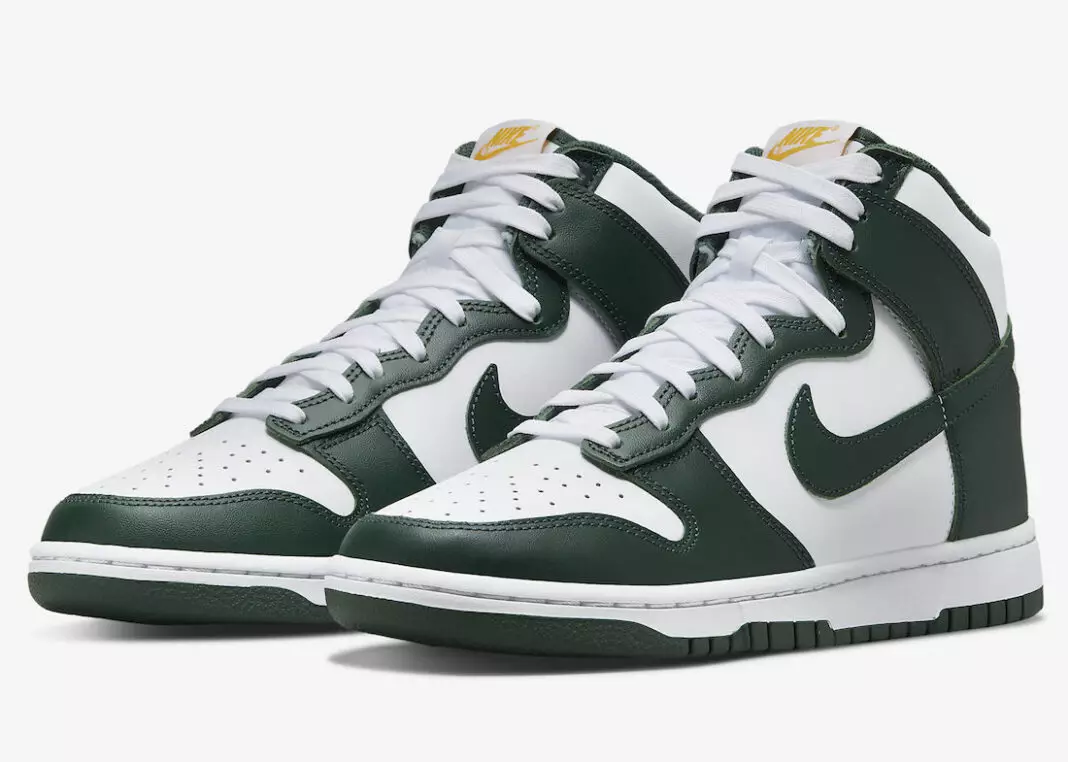 Nike Dunk High White Green Gold DD1399-300 Дата випуску