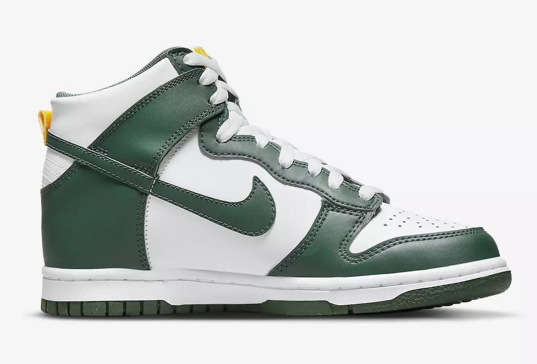 Nike Dunk High GS White Green Gold DV7072-300 Data premiery