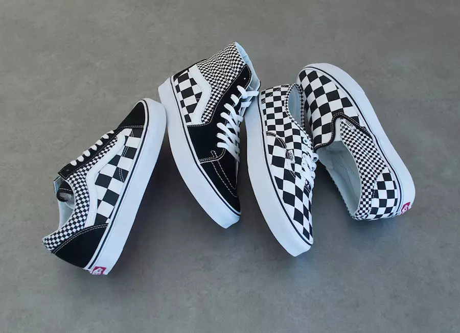 Vans баҳор 2018 Варақаҳои Checkerboard