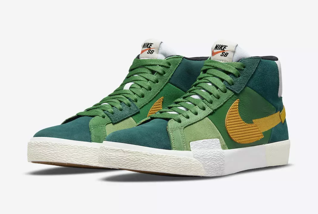 Nike SB Blazer Mid Mosaic DA8854-300 Julkaisupäivä