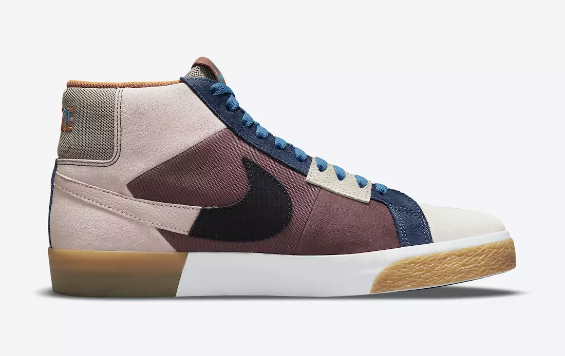 Nike SB Blazer Mid Mosaic DA8854-600 Fecha de lanzamiento