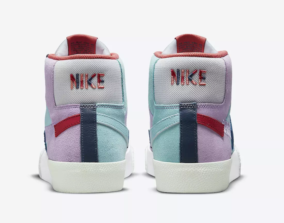 Санаи барориши Nike SB Blazer Mid Mosaic Pack DA8854-500