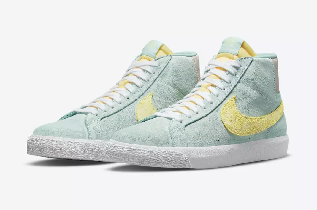 Nike SB Blazer Mid Light Dew Citron Green Glow DA1839-300 Data de llançament