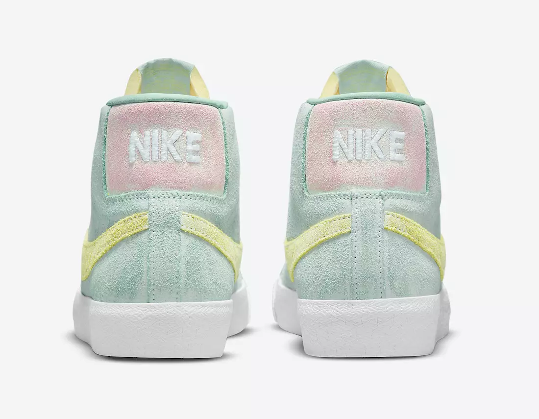 Nike SB Blazer Mid Light Dew Citron Green Glow DA1839-300 Data lansării