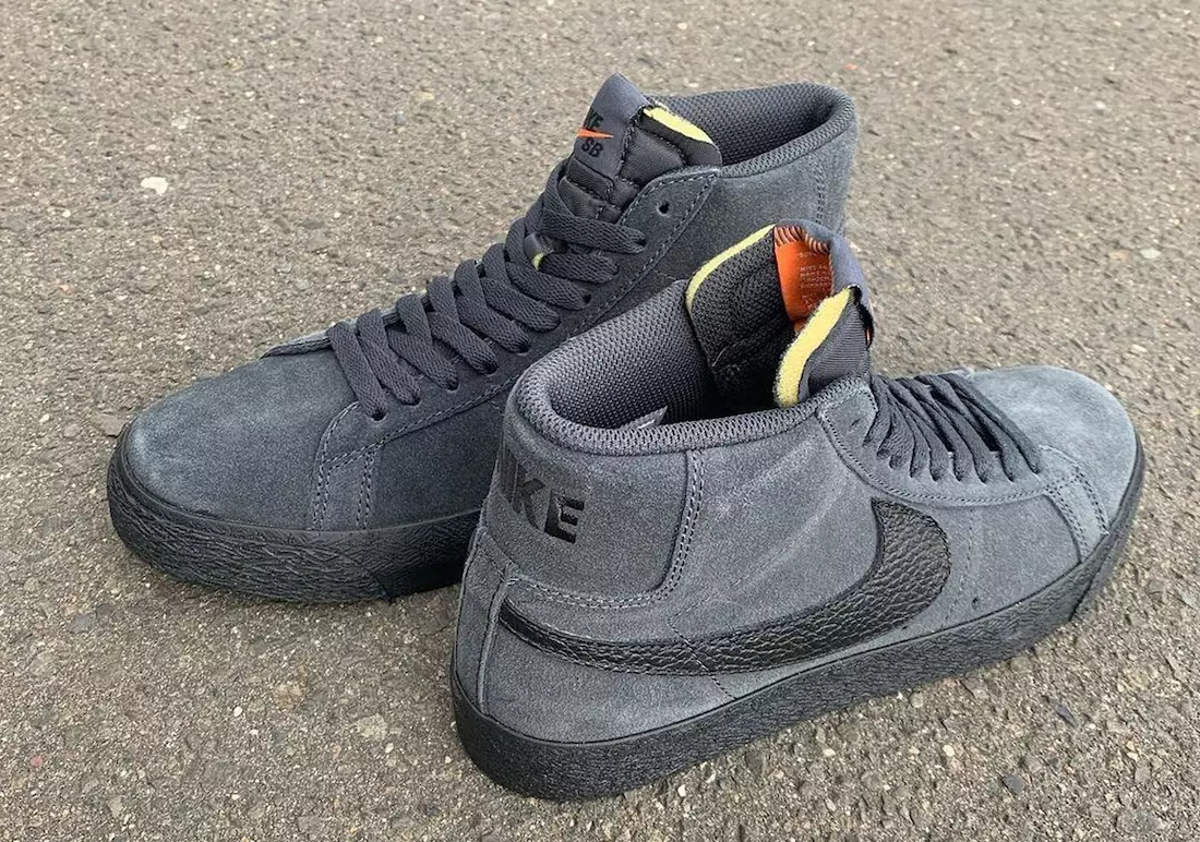 Nike SB Blazer Mid Orange Etichetta DB3027-001 Data di rilascio