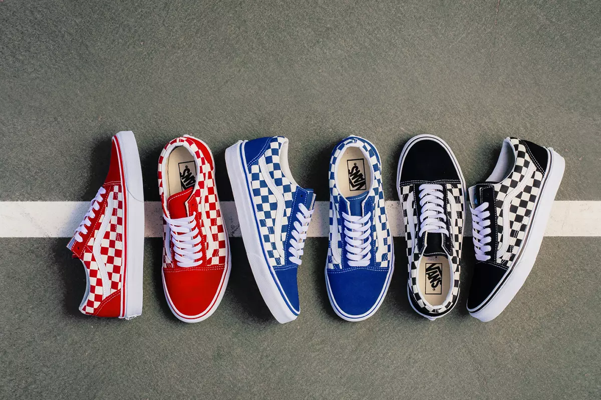 Zestaw Vans Old Skool w szachownicę