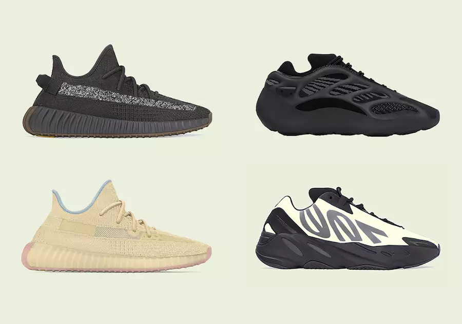 adidas Yeezy April 2020 Lineup