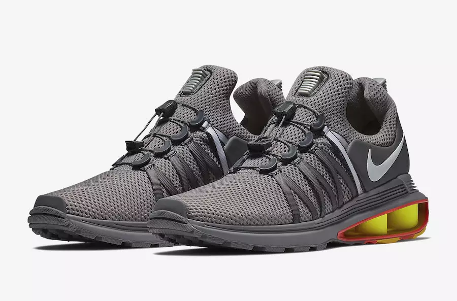 Nike Shox Gravity Grey ყვითელი ნარინჯისფერი AQ8553-006