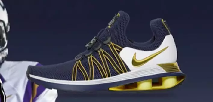 Nike Shox 2017 Gold Navy