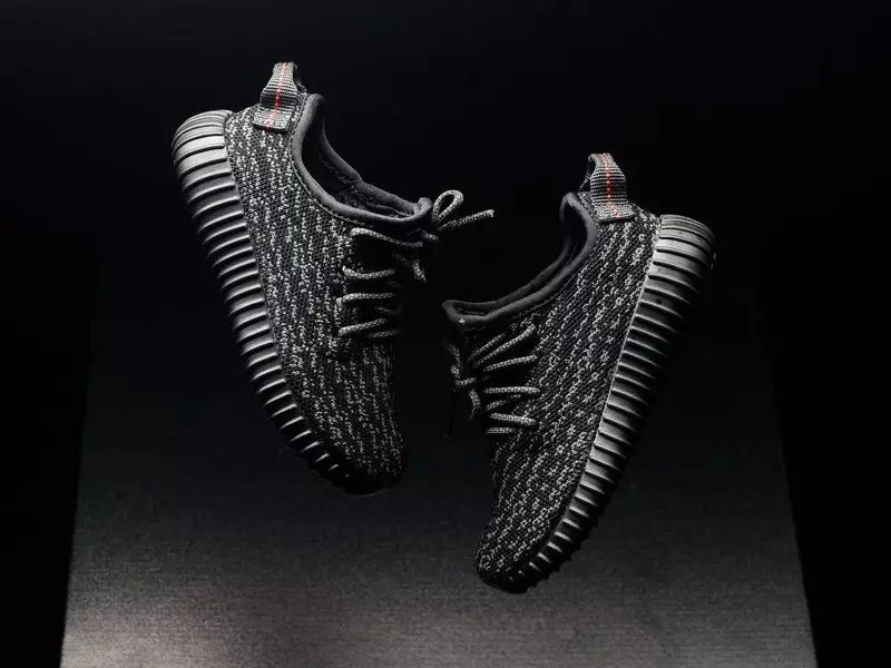 Bayi Yeezy Boost 350 Turtle Dove Pirate Black