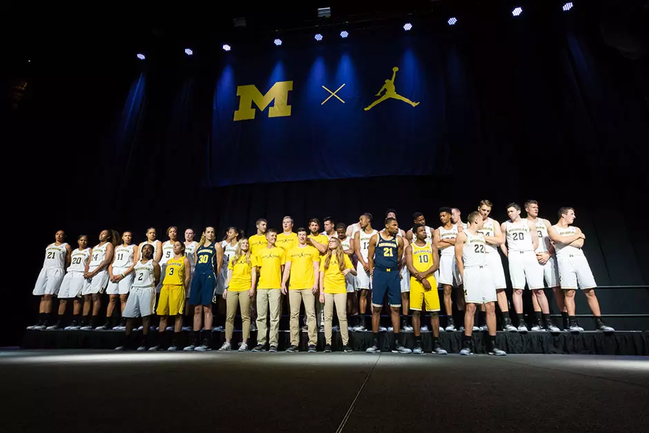 Basketbalové uniformy Jordan Brand Michigan