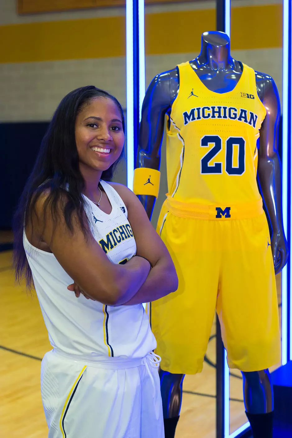 Jordan Brand Michigan Basketballuniformen