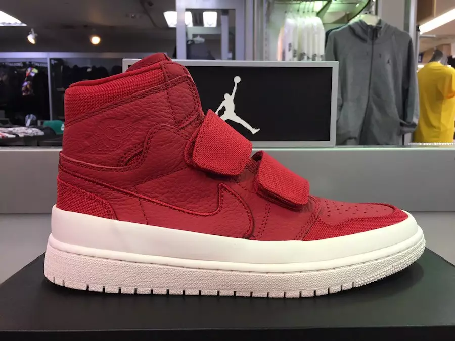 Air Jordan 1 magas dupla szíj piros fehér AQ7924-601