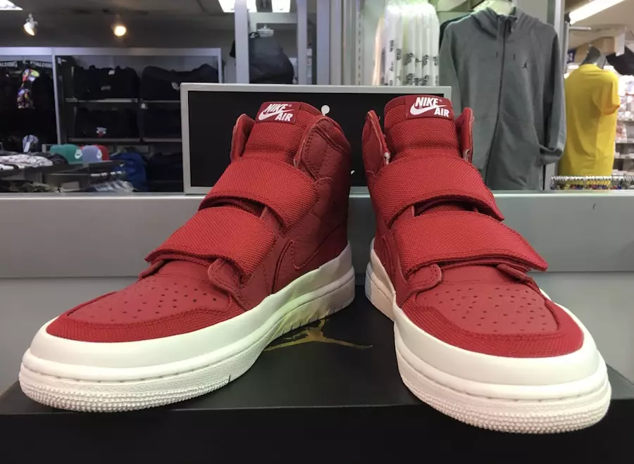 Air Jordan 1 High Double Strap Red White AQ7924-601