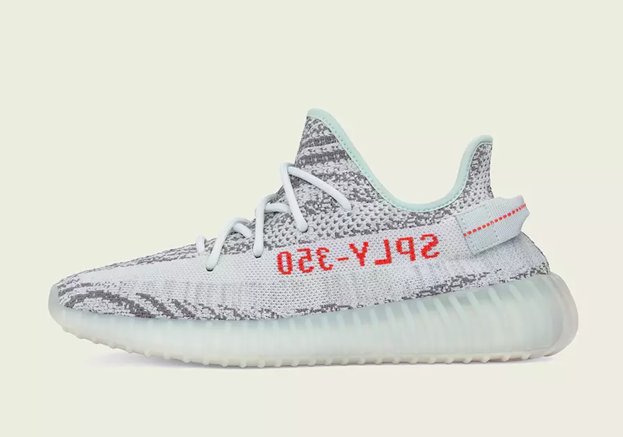 Adidas Yeezy Boost 350 V2 синий оттенок B37571