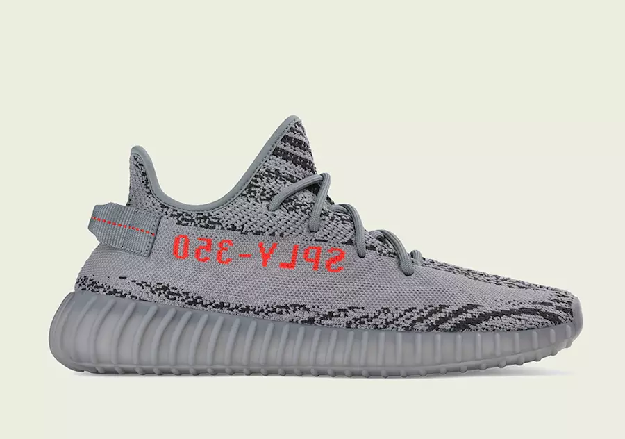 آدیداس Yeezy Boost 350 V2 Gray Bold Orange Beluga 2 AH2203