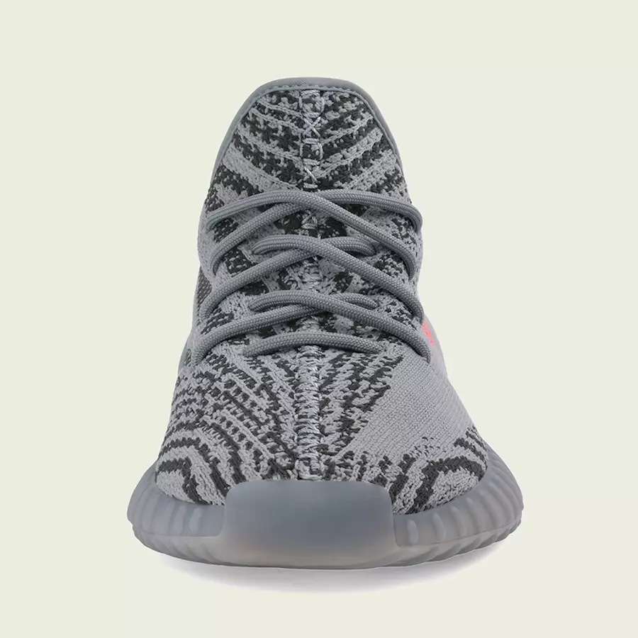 „Adidas Yeezy Boost 350 V2 Grey Bold Orange Beluga 2 AH2203“