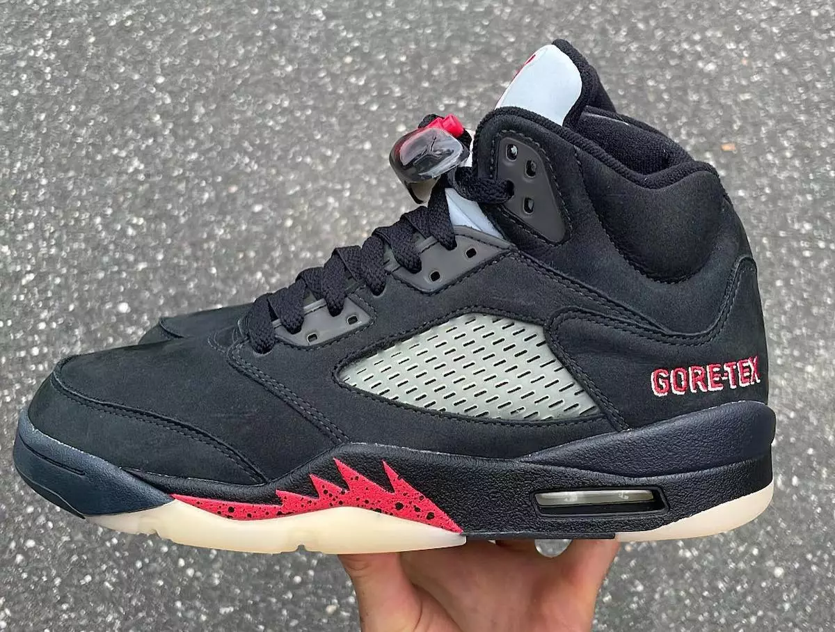 Air Jordan 5 Gore-Tex Off-Noir Fire Red Black Muslin DR0092-001 Tanggal Rilis