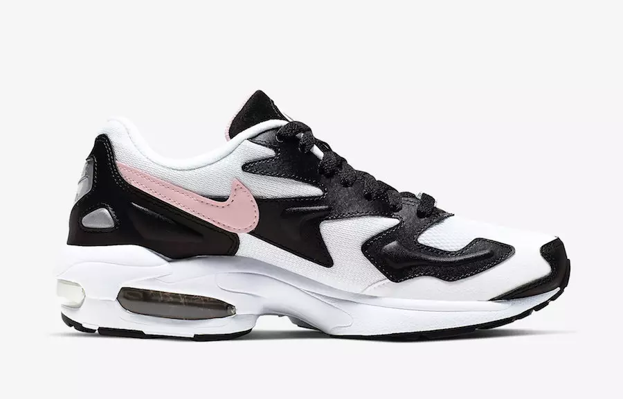 Nike Air Max2 Šviesiai Juoda Balta Rožinė AO3195-101 Išleidimo data