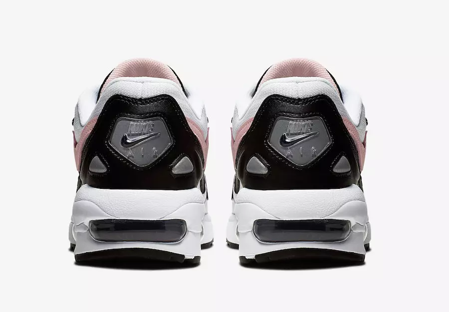 Nike Air Max2 E zezë E bardhë rozë e lehtë AO3195-101 Data e publikimit