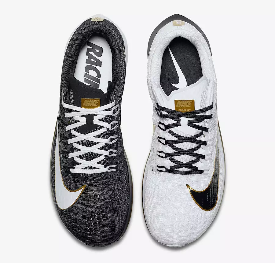 Nike Zoom Fly White Black Metallic Gold 880848-006 Дата на издаване