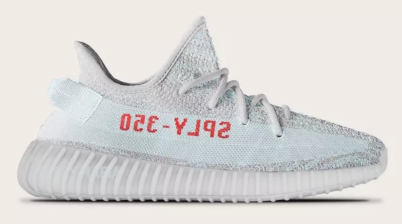 adidas Yeezy Boost 350 V2 အပြာရောင် Tint Grey အနီရောင်