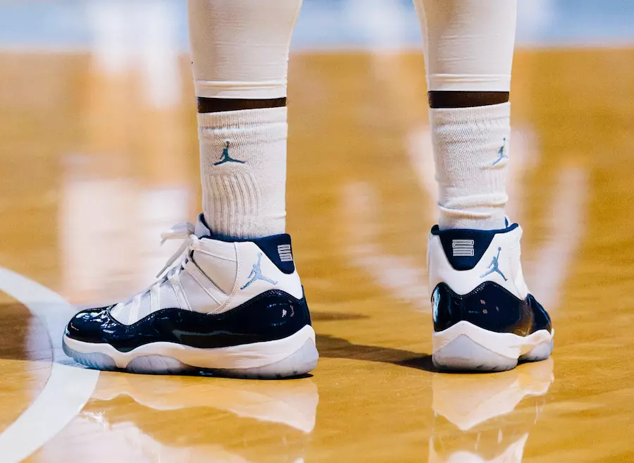 UNC Air Jordan 11 Giành chiến thắng như 82 Banner Night