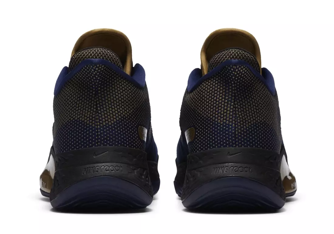 Nike Air Zoom BB NXT Navy Gold Tanggal Rilis