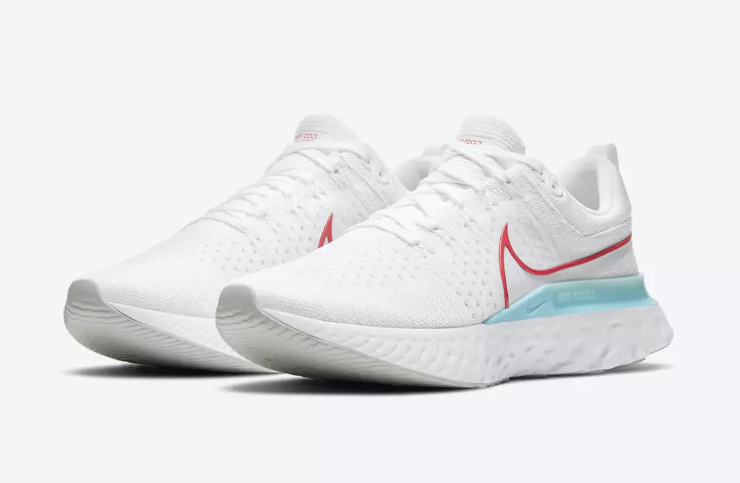 Nike React Infinity Run Flyknit 2 White Glacier Ice Photon Dust Chile Red CT2357-102 Data premiery