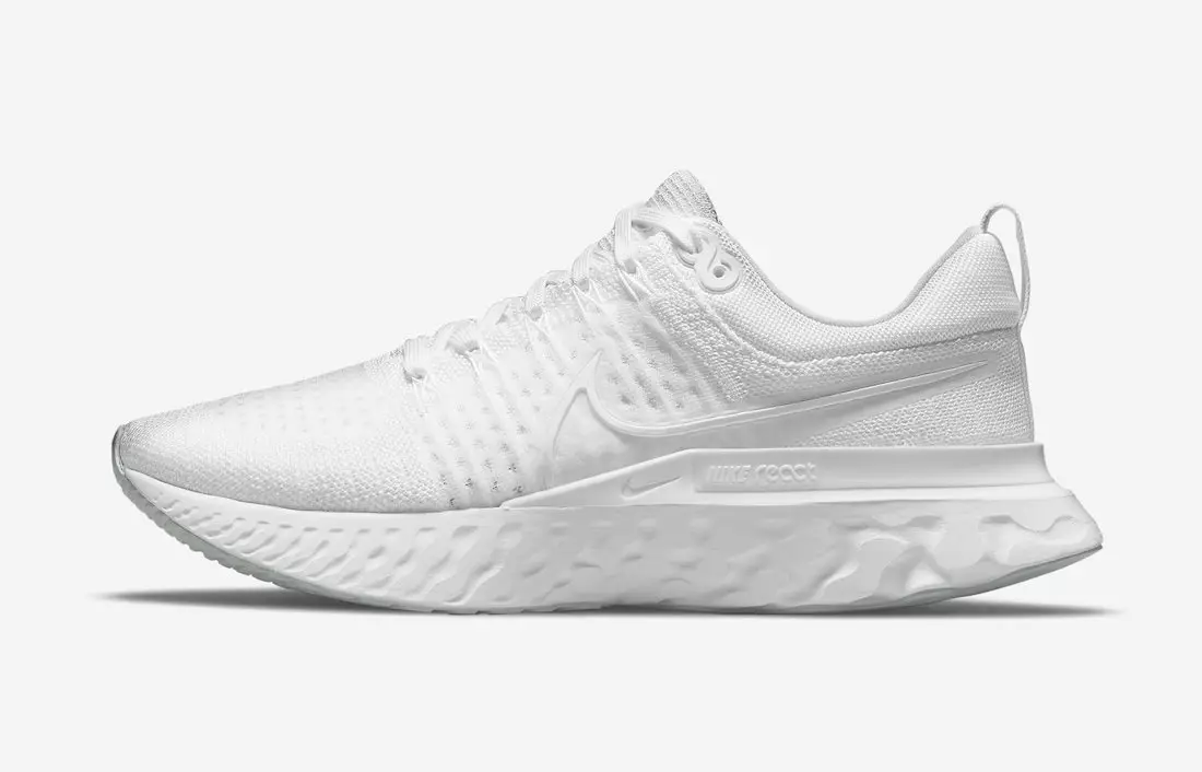 Nike React Infinity Run Flyknit 2 White CT2357-103 ဖြန့်ချိသည့် Dat