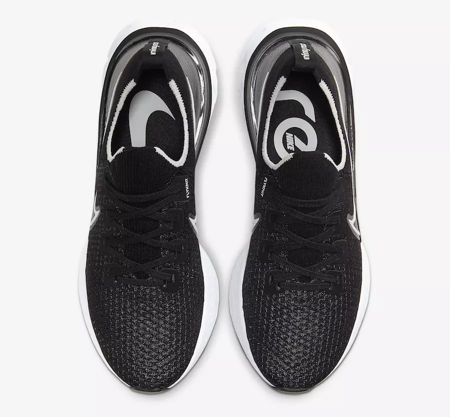 Nike React Infinity Run Black White CD4371-002 Дата выпуску