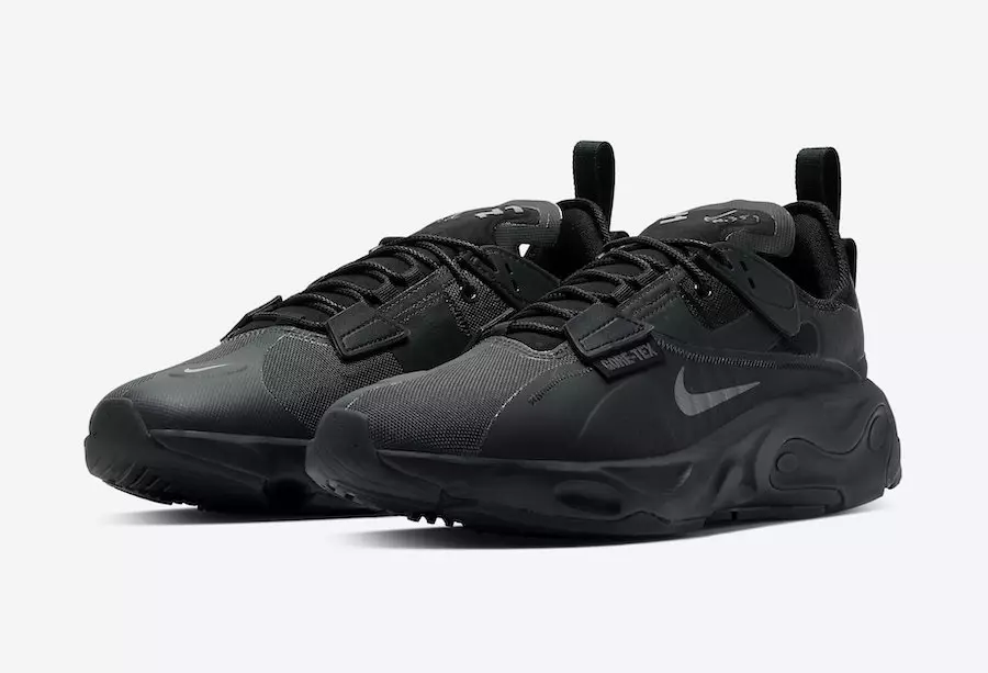 Nike React Type GTX טריפּלע שווארצע BQ4737-003 מעלדונג טאָג