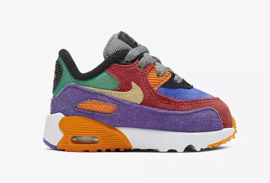 Nike Air Max 90 Viotech pentru copii mici CJ0935-600 Data lansării