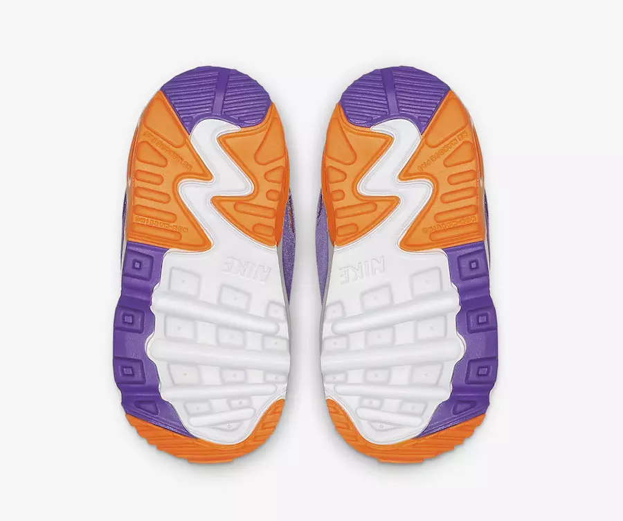 Nike Air Max 90 Viotech pentru copii mici CJ0935-600 Data lansării