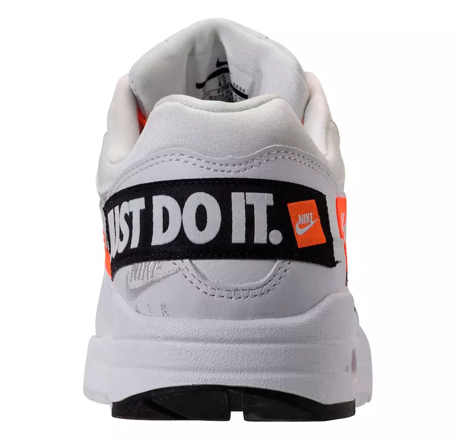 Nike Air Max 1 Lux Just Do It White Total Orange